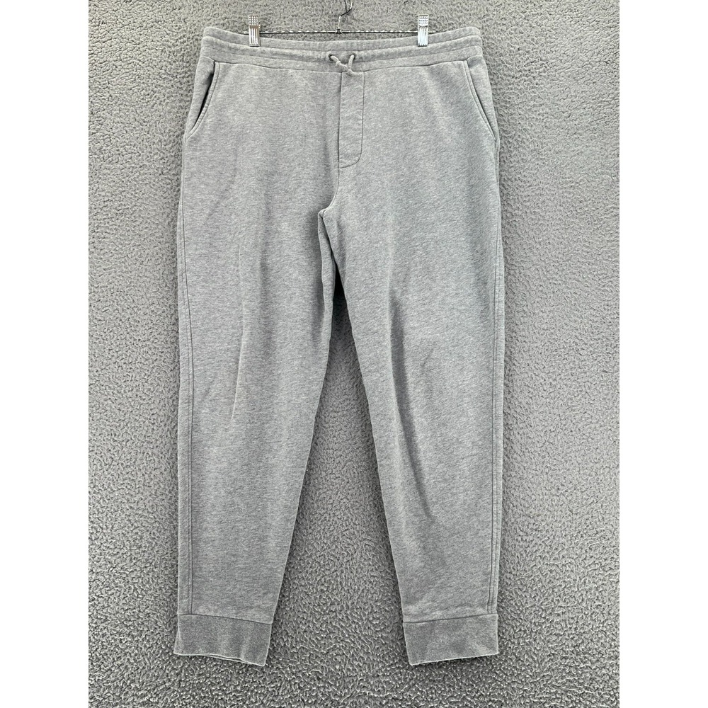 MOTT & BOW Joggers Mens XL 36xx28 Gray Athletic Basic Fleece Draw String READ